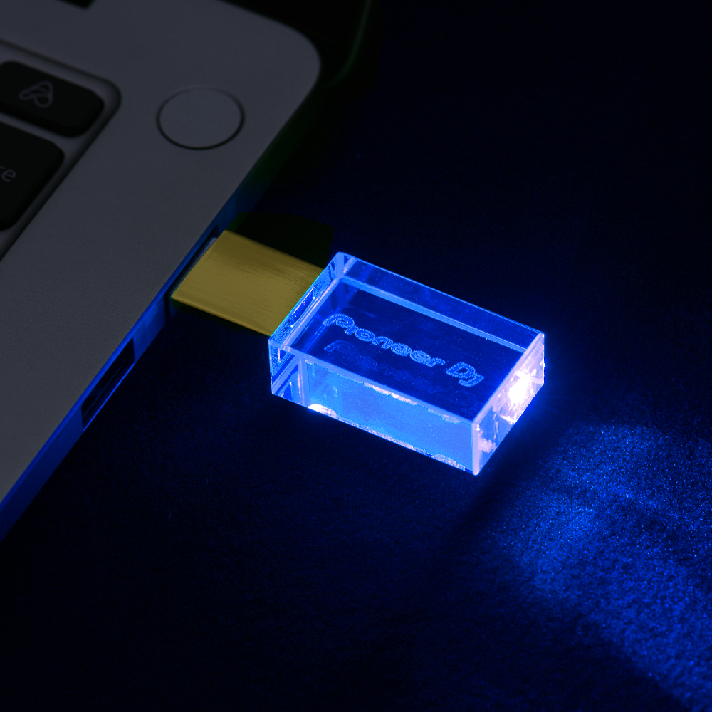 Mooie USB 3.0 Flash Drives Pioneer DJ Pen Drive 64GB Kleurrijke LED High Speed Memory Stick 32GB 16GB Gratis Custom LOGO U Disk