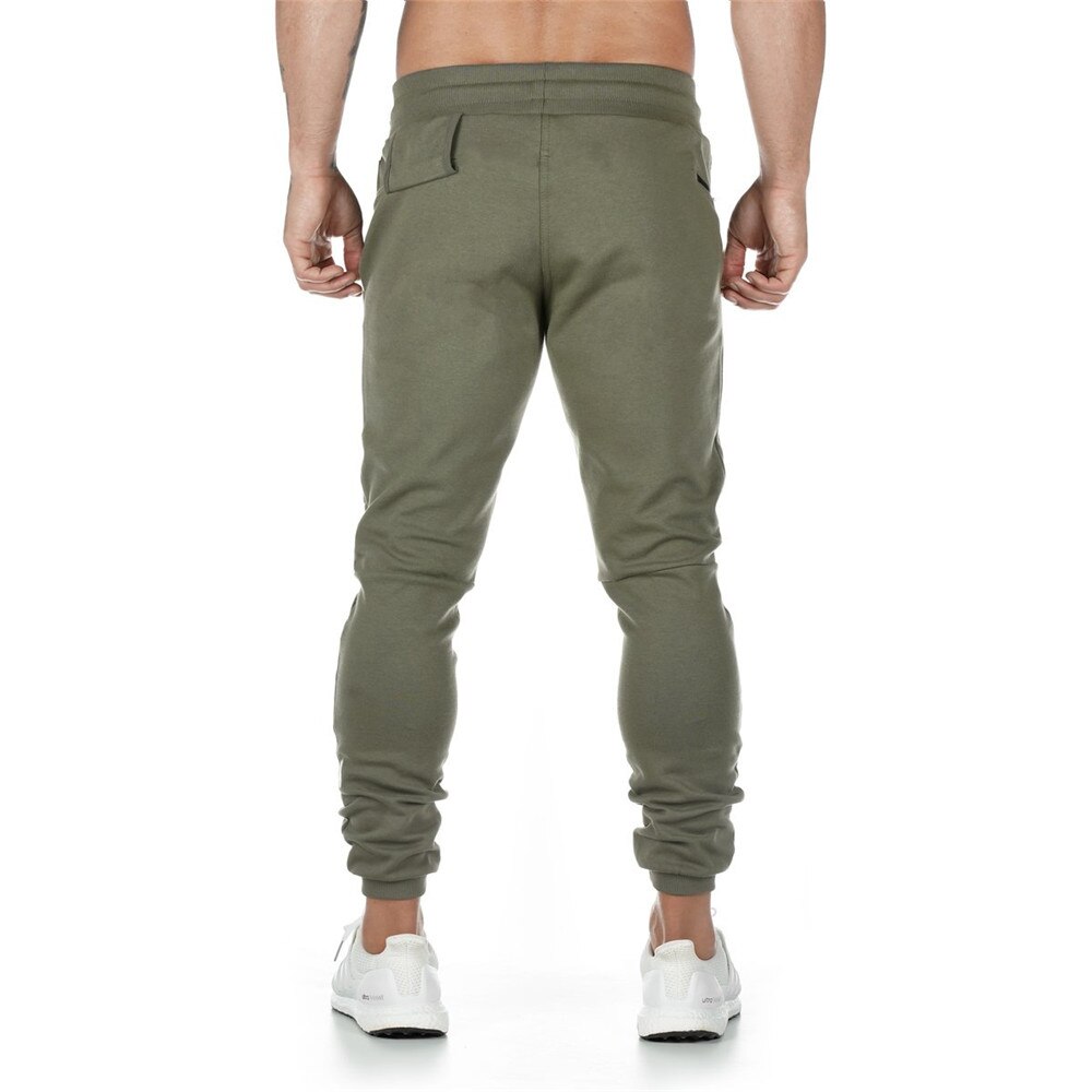 Joggingsbroeken heren casual effen ritsbroeken heren sportscholen fitness workout sportkleding broeken herfst katoenen trainingsbroeken