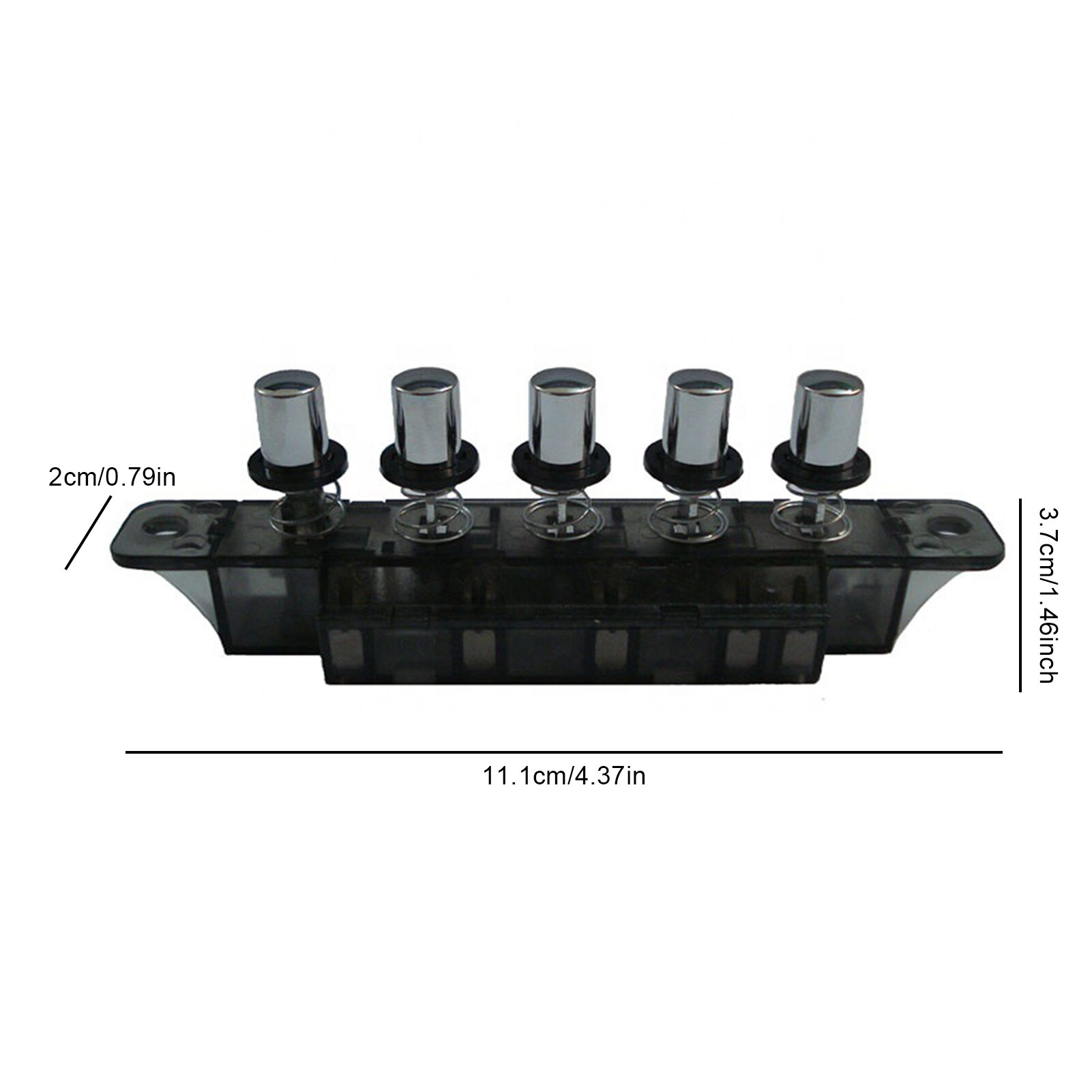 Multifunctionele Schakelaar Knop Afzuigkap Toetsenbord Schakelaar MQ165 250V 5 Drukknop Piano Type Key Board Schakelaars