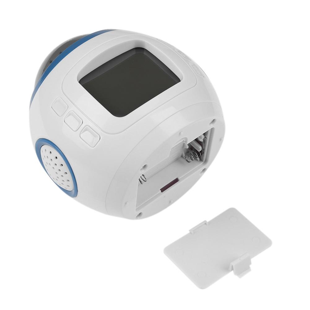 Réveil numérique, Snooze, étoile étoilée scintillante, pour enfants, calendrier de la chambre de bébé, thermomètre, projecteur veilleuse