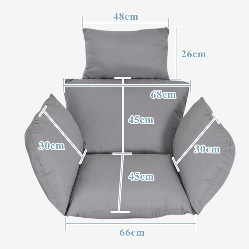 Coussins de chaise d'extérieur coussin de siège rembourré siège balançoire hamac balançoire ronde siège balançoire siège oiseau chaise suspendue coussin matelas suspendu -Caqui 50x50CM Coussins de chaise d'extérieur coussin de siège rembourré siège balançoire hamac balançoire ronde siège balançoire siège oiseau chaise suspendue coussin matelas suspendu -Caqui 50x50CM