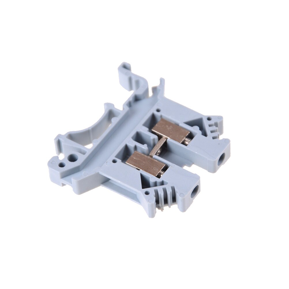 10 stk ledningsklemmer uk -2.5b universal din-skinne lug plade ledning kabel række forbindelse kobber din skinne monteret  uk2.5b