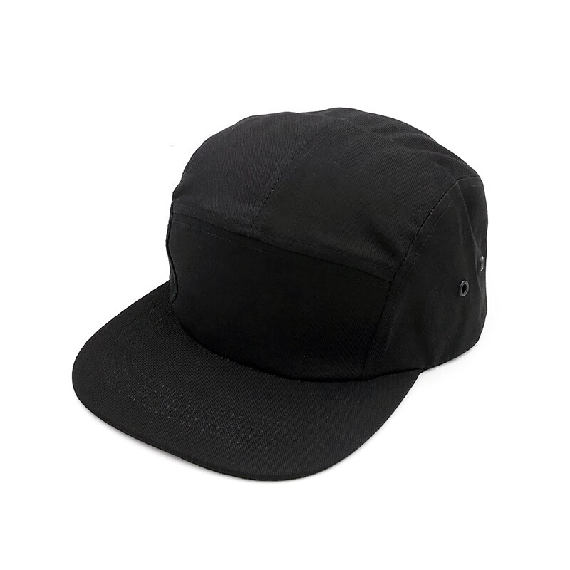 Effen kleur eenvoudige vijf stuk cap stiksels rap baseball cap oude hiphop Snapback hoed straat trend ademende mannen en vrouwen cap