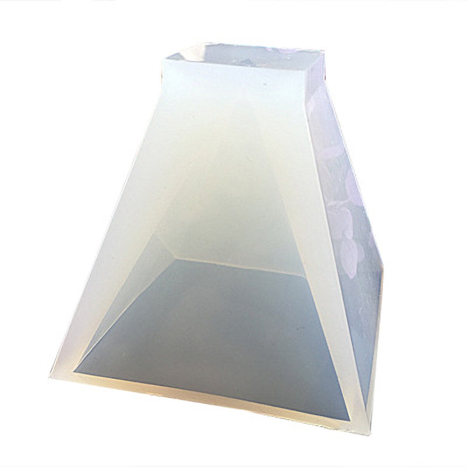 Siliconen Mal Voor Piramidehanger – Transparant, Met Kunststof Frame, 15 Cm, Voor Hars, Gips, Zeep En Was, DIY Sieraden