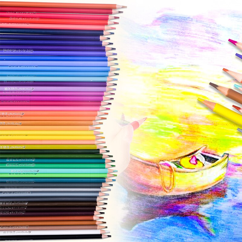 For Drawing ;Popular; Sketching Art Painting 12/18/24/36/48 Colors Artist Pencils Water Colour