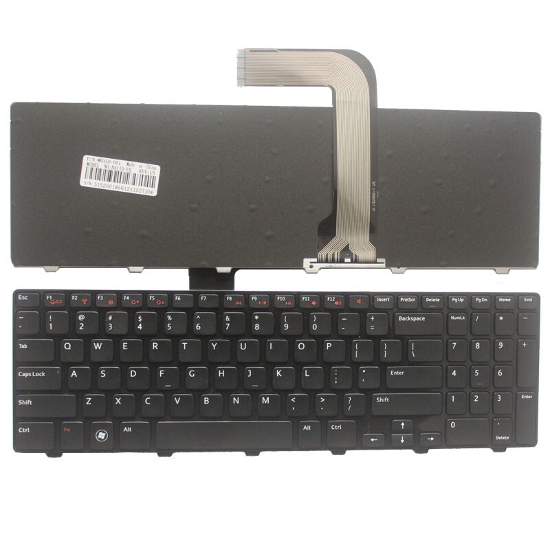 Ons Toetsenbord Voor Dell Inspiron 15R N5110 M5110 N 5110 Engels Zwarte Laptop Toetsenbord Met Frame