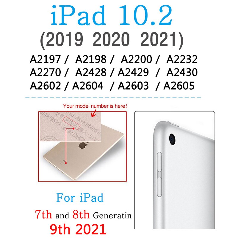 Clear Case For ipad pro 11 7th 8th 9th 10.2 generation 10’2 mini 6 5 9.7 air 1 3 10.5 Air 4 10.9 case cover funda: iPad pro 12.9 / GRAY