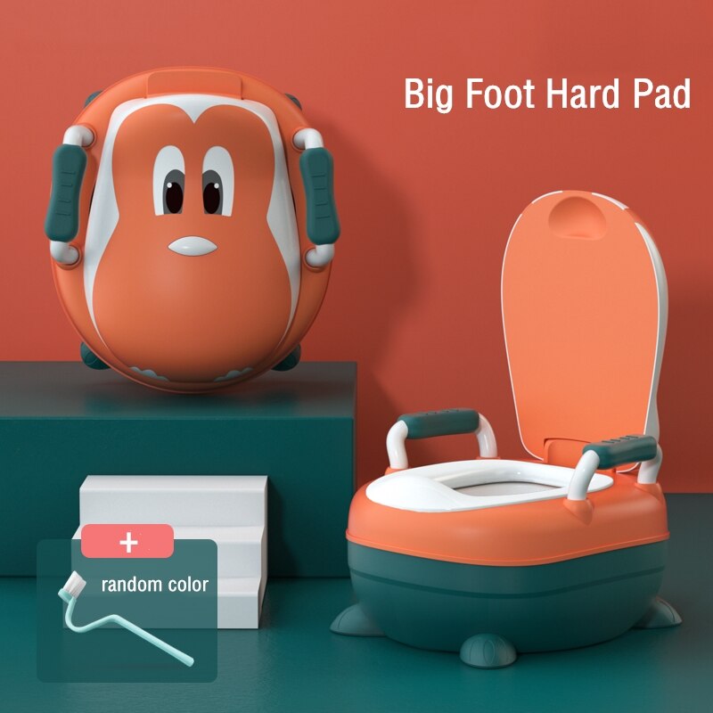 Søt baby toalett mann baby potte kvinne 1-6 år tegneserie barn toalett trening potte stol for: Oransje 2