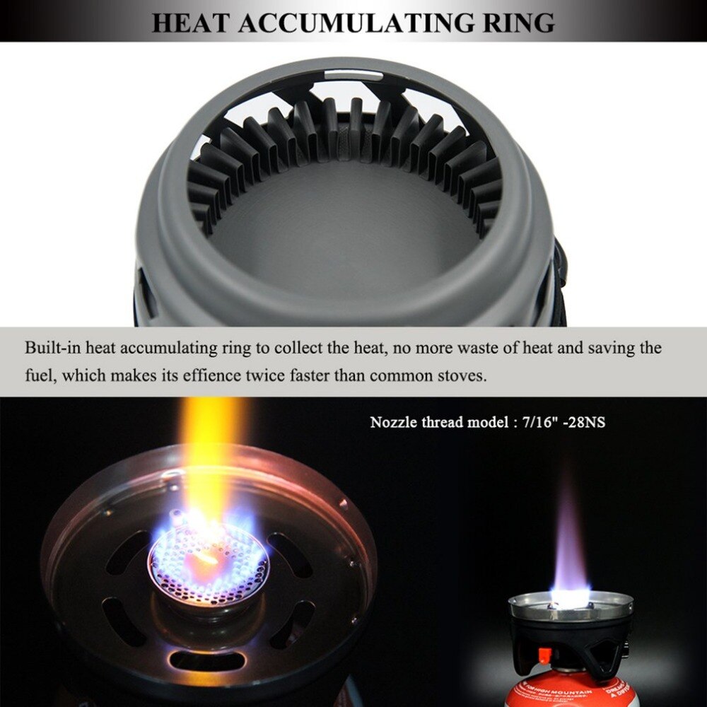 APG 1400ML Compact Size Outdoor Camping Gas System Gas Stove Furnace Fires Heat Cooking System Device