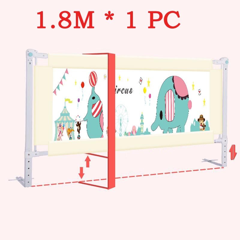 Bed Rail Baby Bed Fence Safety Gate Baby Barrier For Beds Bed Rail Crib Rails Security Fencing Children Guardrail Baby Playpen: 1.8m