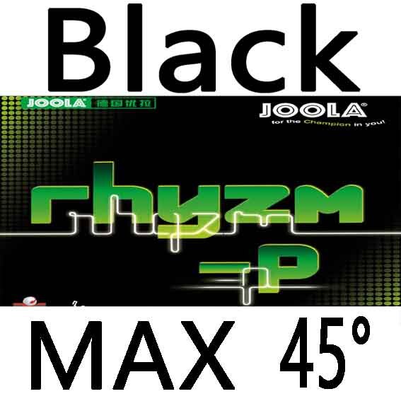 Joola RHYZM-P (Dreh & Kontrolle, für 40 +) rhyzm-p Tischtennis Gummi Klingeln Pong Schwamm Tenis De Mesa: Schwarz MAX H45