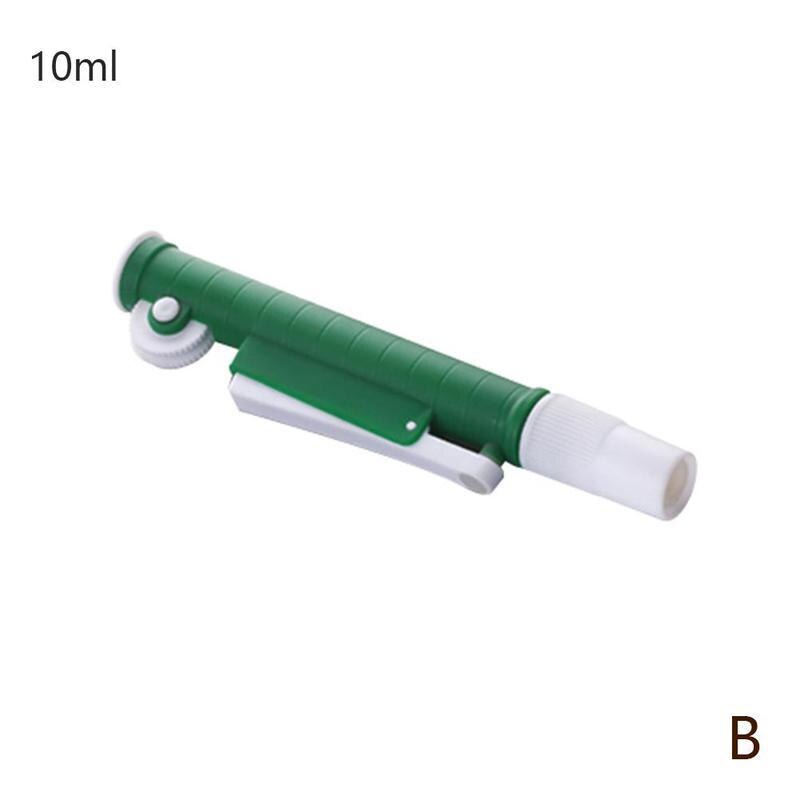 Manual Assistant Pipettor Single Channel Volume Micro Pipettes Lab Transfer Pipette Aspirator for 2/10/25ml: 10ML