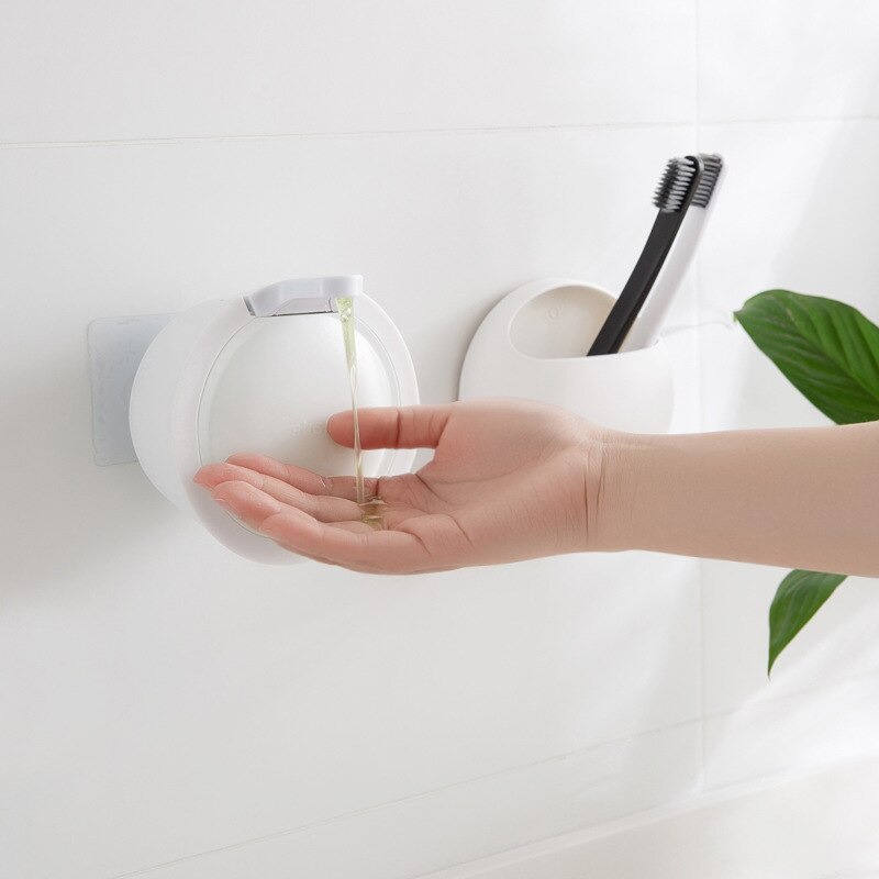 Soap Dispenser Battery Powered 350ml Wall-mounted Automatic IR Sensor Touch-free Kitchen Soap Lotion Pump For Kitchen Bathroom