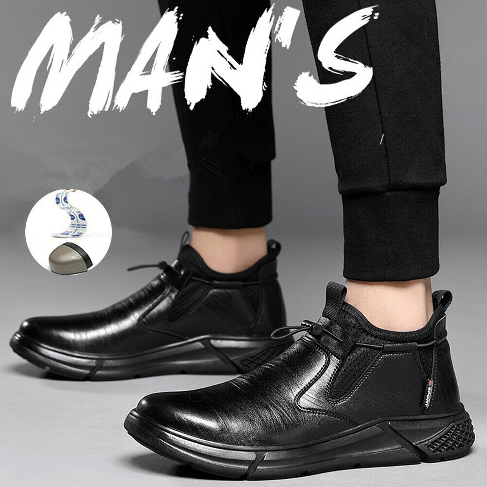 Mode Veiligheidsschoenen Heren Werk Stalen Neus Mannelijke Onverwoestbare Beschermende Schoenen Naalddichte Beveiligingsschoenen Werklaarzen