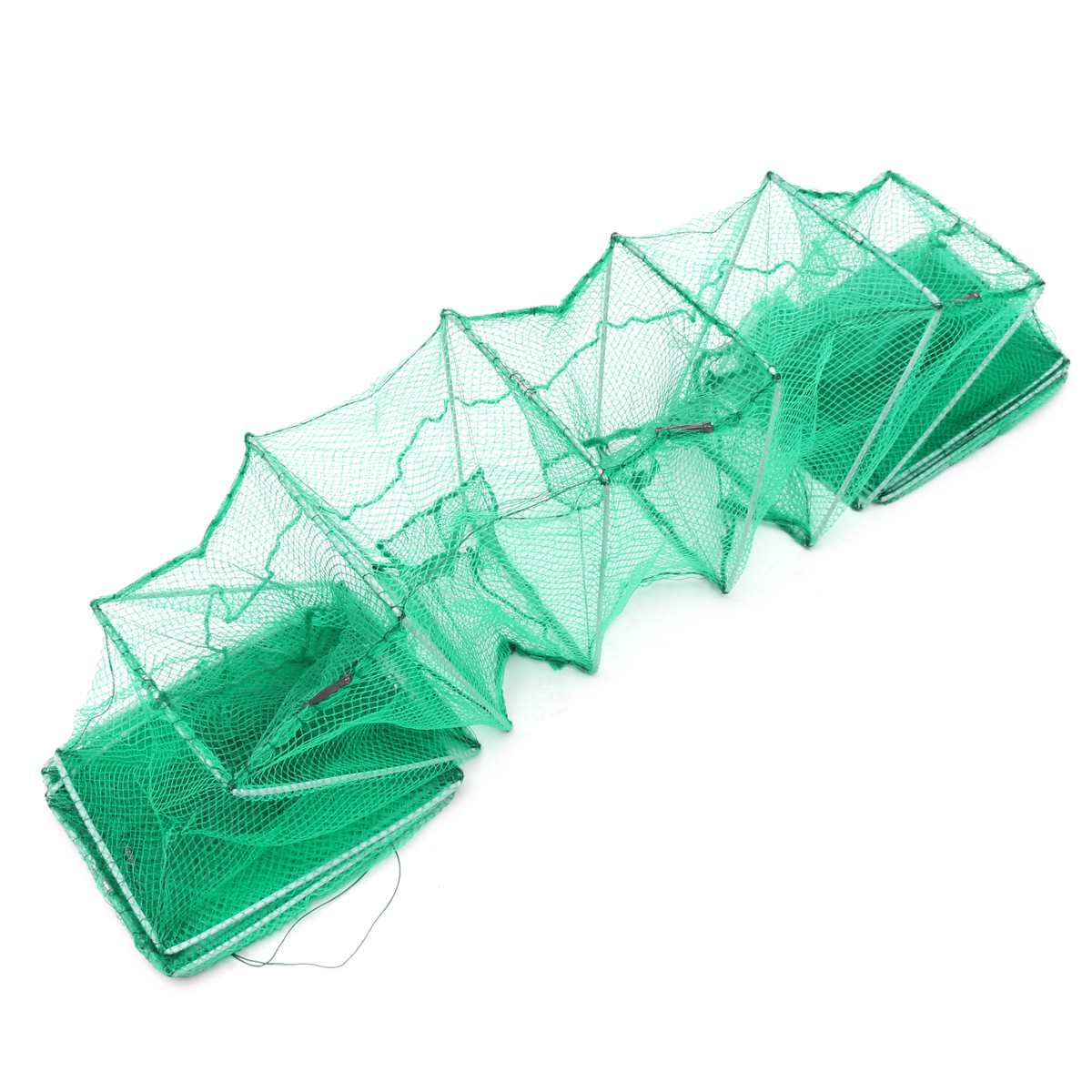 320cm Nylon Fishing Net Foldable Portable Crab Crayfish Lobster Catcher Live Trap Fish Net Eel Prawn Shrimp Lure Fishing Net