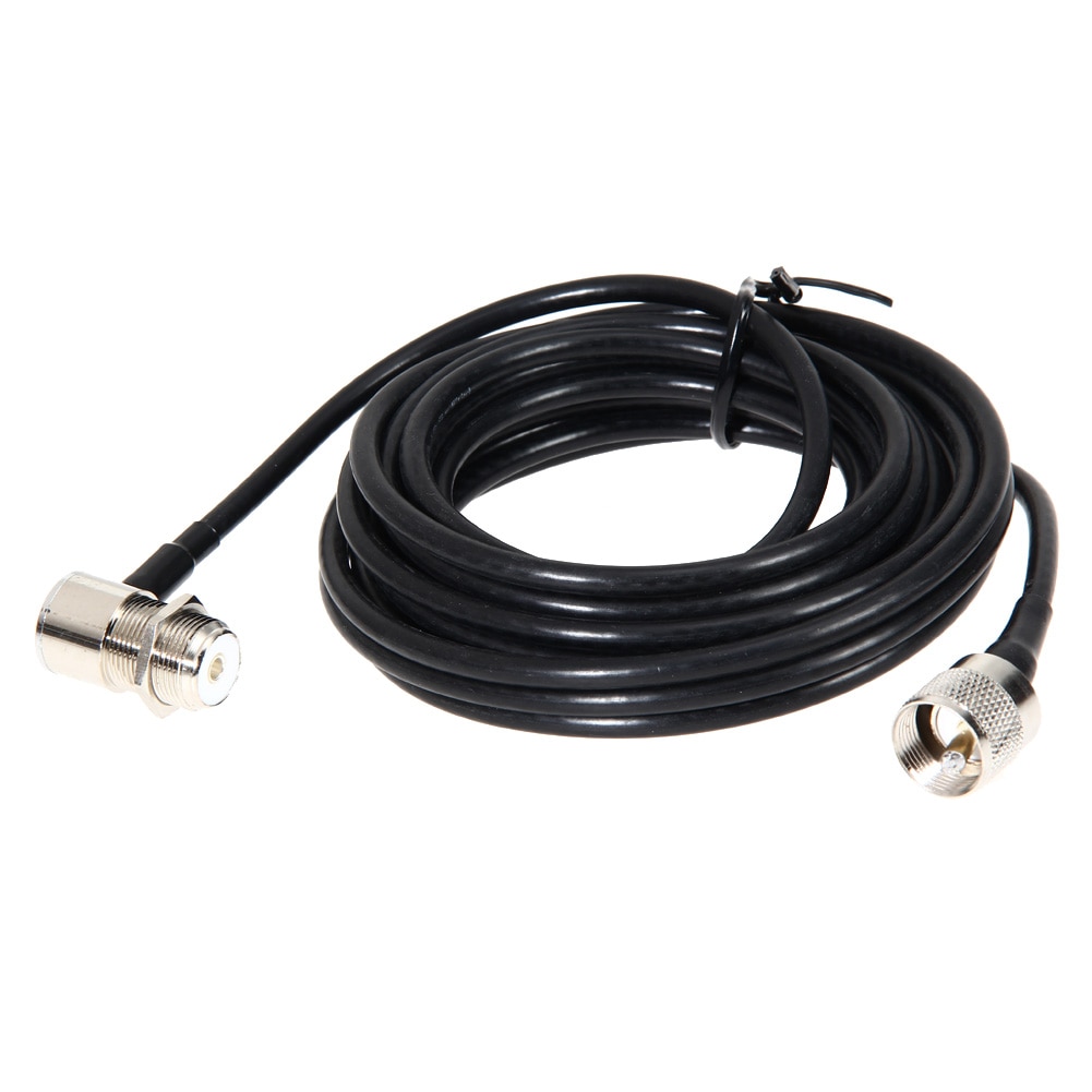 16ft Antenna Extension Cable Car Mobile Radio Antenna Feeder Cable SMA-Male Connector Coaxial Cable PL-259 SO-239