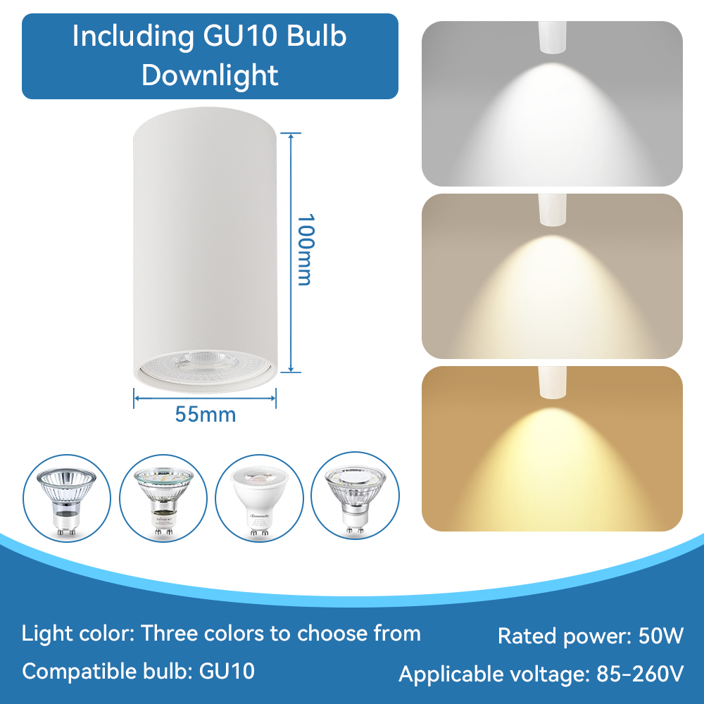 LED Spot Light GU10 Downlight Moderne Woondecoratie Gang Plafondlamp Room Decor Spots voor Keuken Woonkamer Slaapkamer: L / Paars / 1w
