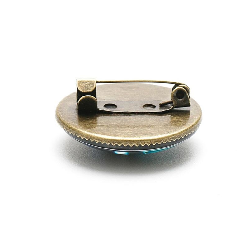 Metaal Glas Broche Vrouwen Charmant Kraag Pin Badge Moslim Islam Allah Sieraden Accessoires