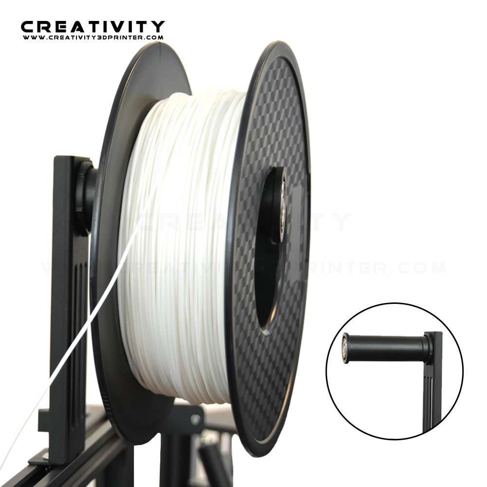 Kreativität 3D druck PLA ABS PETG Filament Fass 608ZZ Lagerbier drehbare mit halterung Filament Spule Halfter