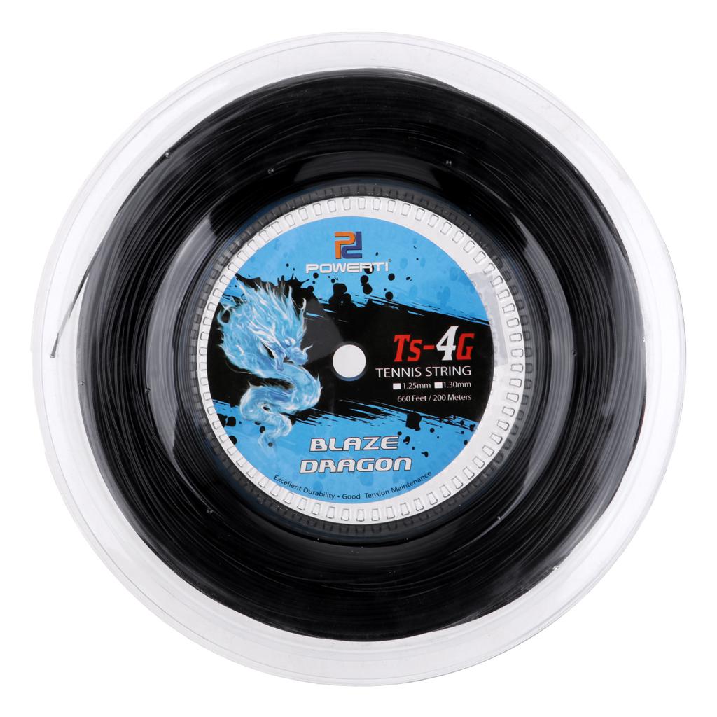 Corda per racchetta da Tennis da Badminton durevole elastica in poliestere POWERTI 200m/656ft