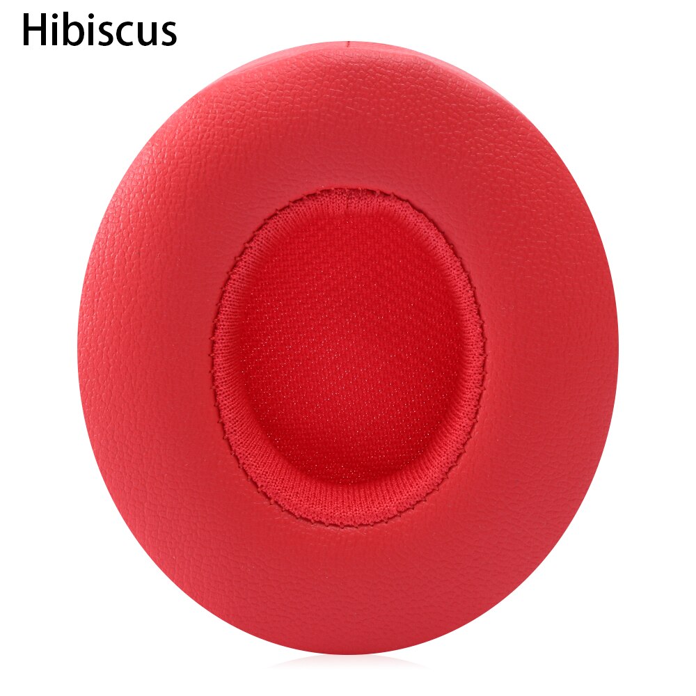 Voor Beats Solo 3 2 Draadloze Oorbeschermers Hoofdtelefoon Accessoires Ultra-Zachte Spons Oordopjes Oordopjes Vervanging Oorkussens Kussen: hibiscus