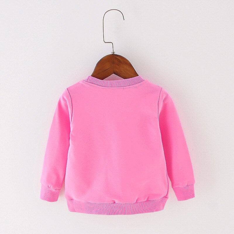 Baby toppe baby pige langærmede t-shirts bomuld t-shirt til piger hvid t-shirt tøj til nyfødte piger t-shirt 9m 12m 18m 24m