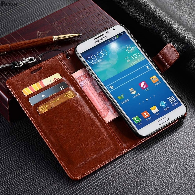 Note 2 card holder cover case for Samsung Galaxy Note 2 N7100 leather phone case ultra thin wallet flip cover Holster