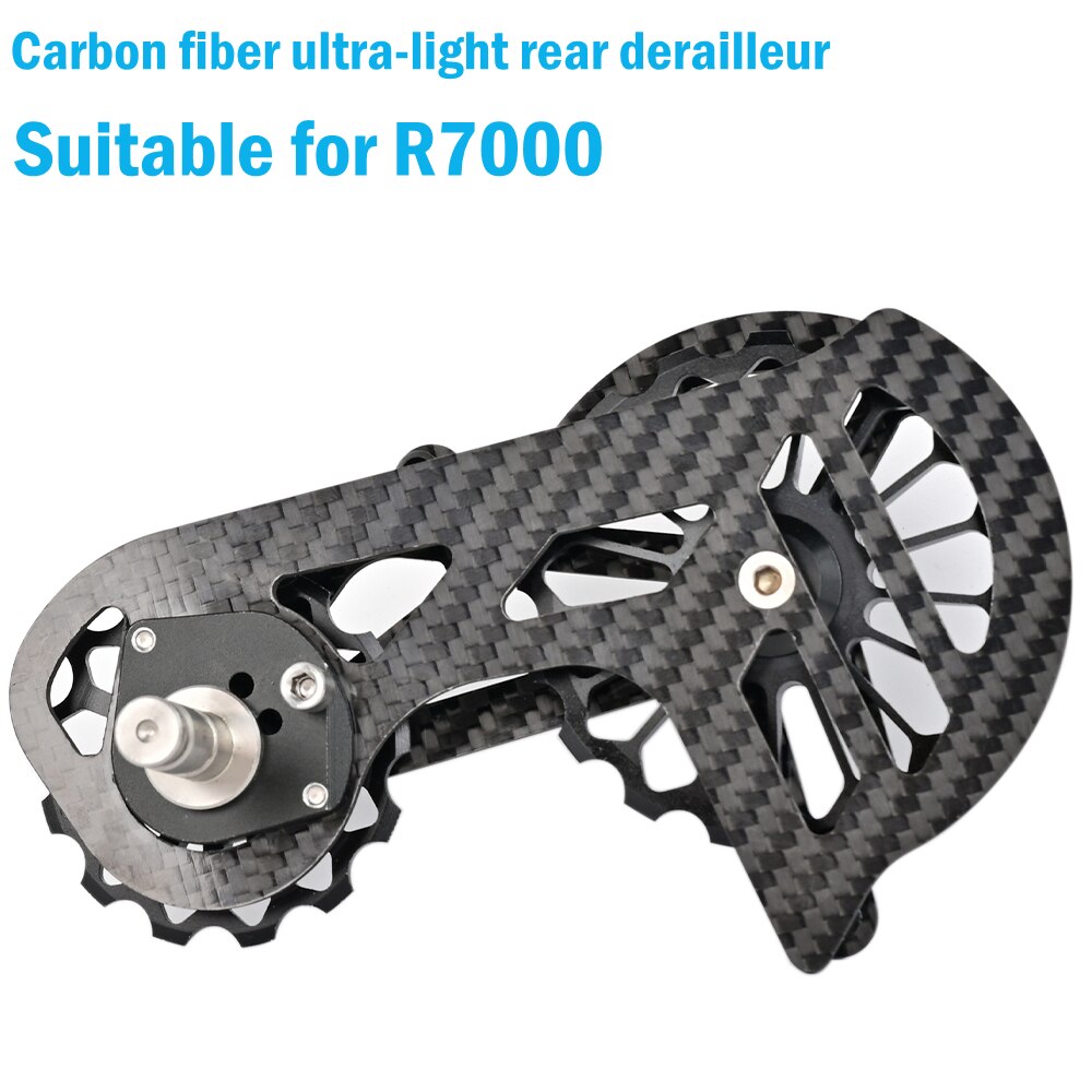 Bicycle Carbon Fiber Ceramic Rear Derailleur 17T Pulley Guide Wheel For 6800 R7000 R8000 R9100 R9000 Bicycle Accessories: 17T For R7000