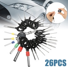 Voor Auto Plug Repair Tool 26pcs Terminal Removal Tools Auto Elektrische Bedrading Crimp Connector Pin Extractor Kit Mayitr