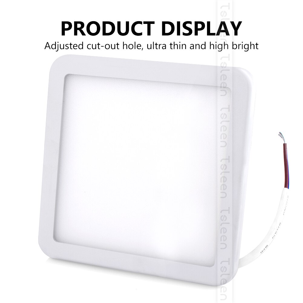 Led Panel Muur Plafond Onderaan Lichten Vierkante Verzonken Kantoor Ziekenhuis Downlight Oog Zorgzame Led-lampjes Platte Wandlamp Kit