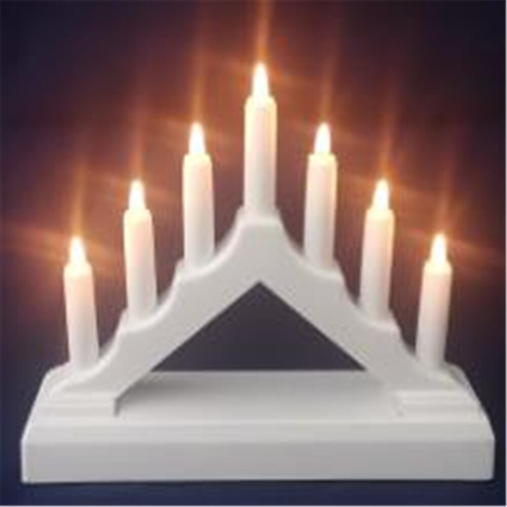 1 Pc Weihnachten Baum Kerze Brücke Licht Brücke bilden LED Nacht Licht Brücke bilden Tisch Lampe-Keine Batterie Tisch Dekor