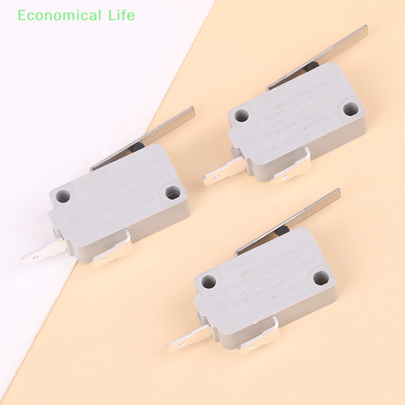 Microinterruptor para puerta de horno microondas, máquina de café de Kw3A-16A, normalmente abierto, electrodomésticos, límite de seguridad, interruptor de viaje, 1 ud.