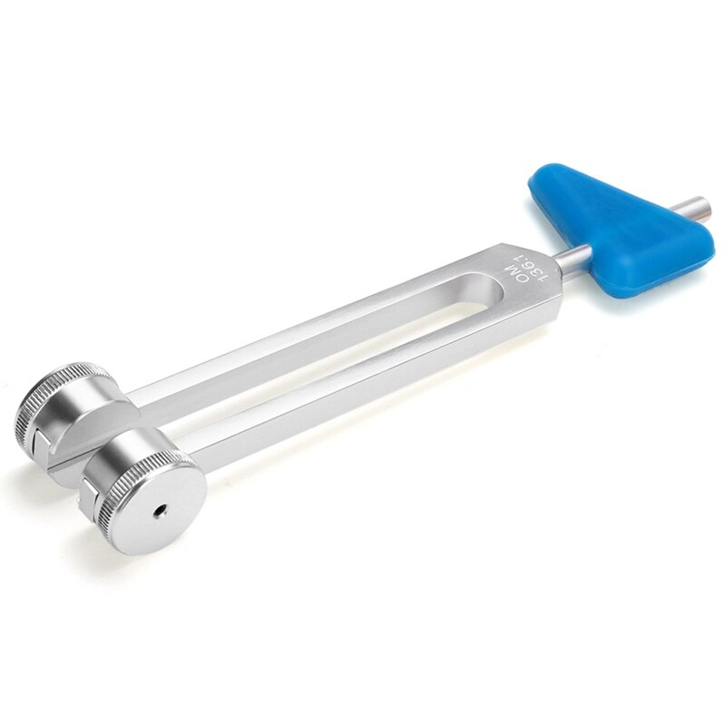 Fourchette de réglage Musical en alliage d&#39;aluminium om136.1 hz, Kit d&#39;instruments pour la guérison du son, outils de Vibration sonore