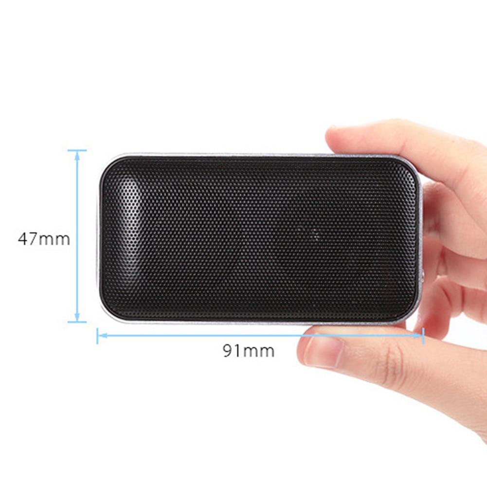 Portable Wireless Mini Style Bluetooth Speaker Support TF Card USB Rechargeable Music Transmitter Receiver Portable Music Player