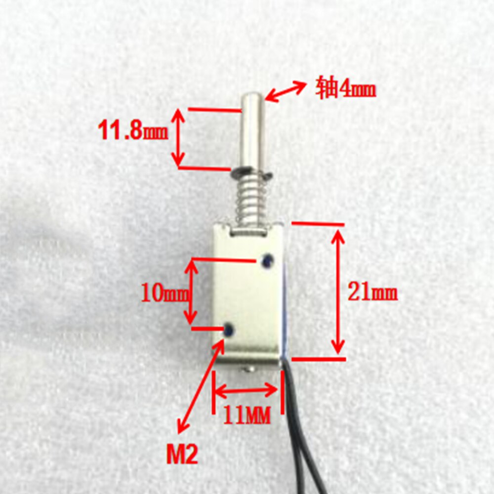 Mini electroimán de válvula Micro solenoide DC 3V-12V, marco abierto, tipo de extracción de CC, imán para válvula de aire y agua eléctrica de 6V y 12 voltios