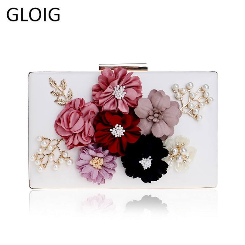 GLOIG velours sacs de soirée noir rouge bleu violet couleur mélangée jour pochette avec chaîne sac à bandoulière