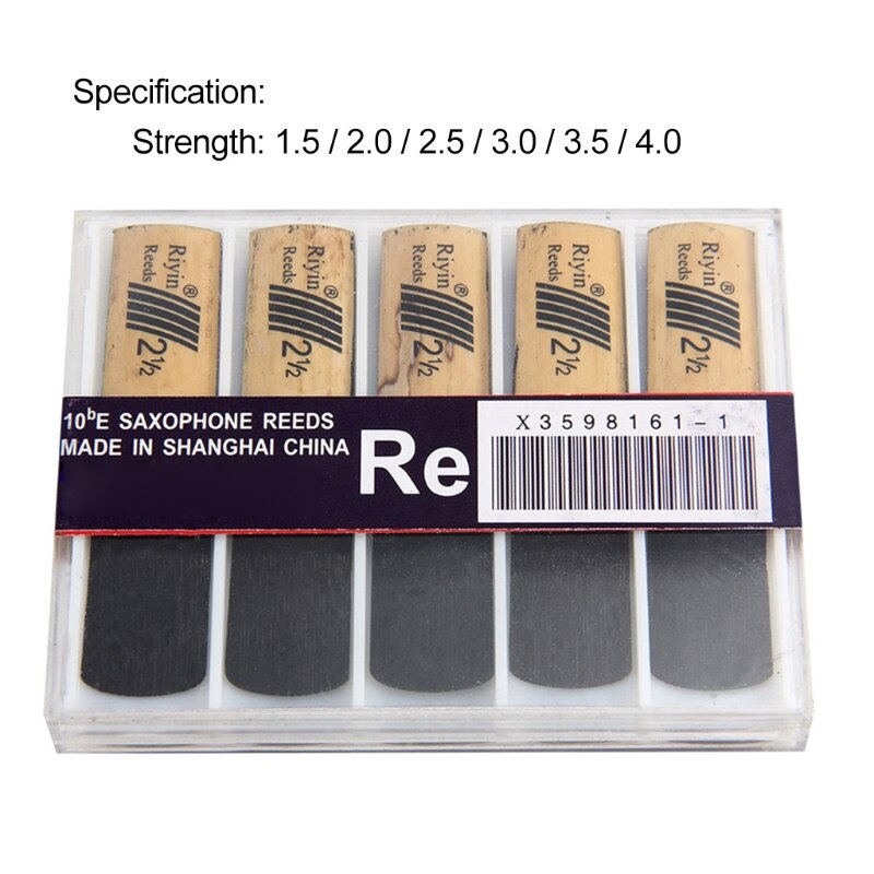 1 Doos Tenorsaxofoon Rieten Sterkte 1.5/2.0/2.5/3.0/3.5/4.0 Sax Reed Houtblazers instrument Accessoires