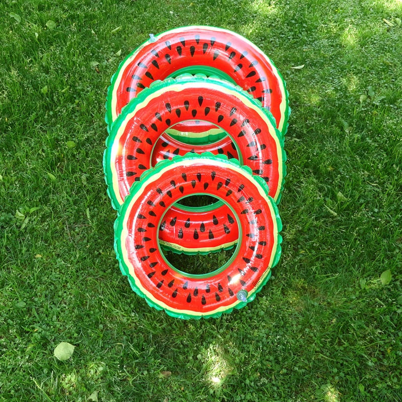 inflatable Swim Ring float adult child colorful Swimming ring watermelon tswimming ring