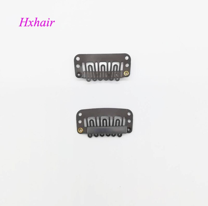 - 100 stk 32mm parykker snap clips / toupe snap clips til hair extensions / weft hair extensions