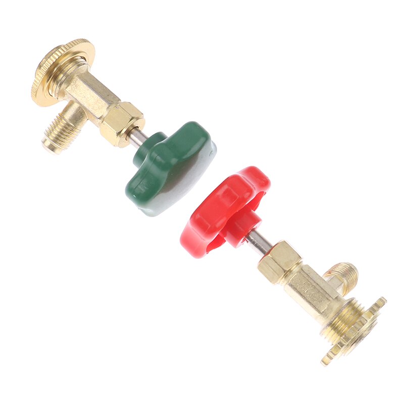 Til bil aircondition kølemiddel åben 1pc sae auto ac kan tappe ventil flaskeåbner  r134a m14 / 1/4 "lækagesikker switch