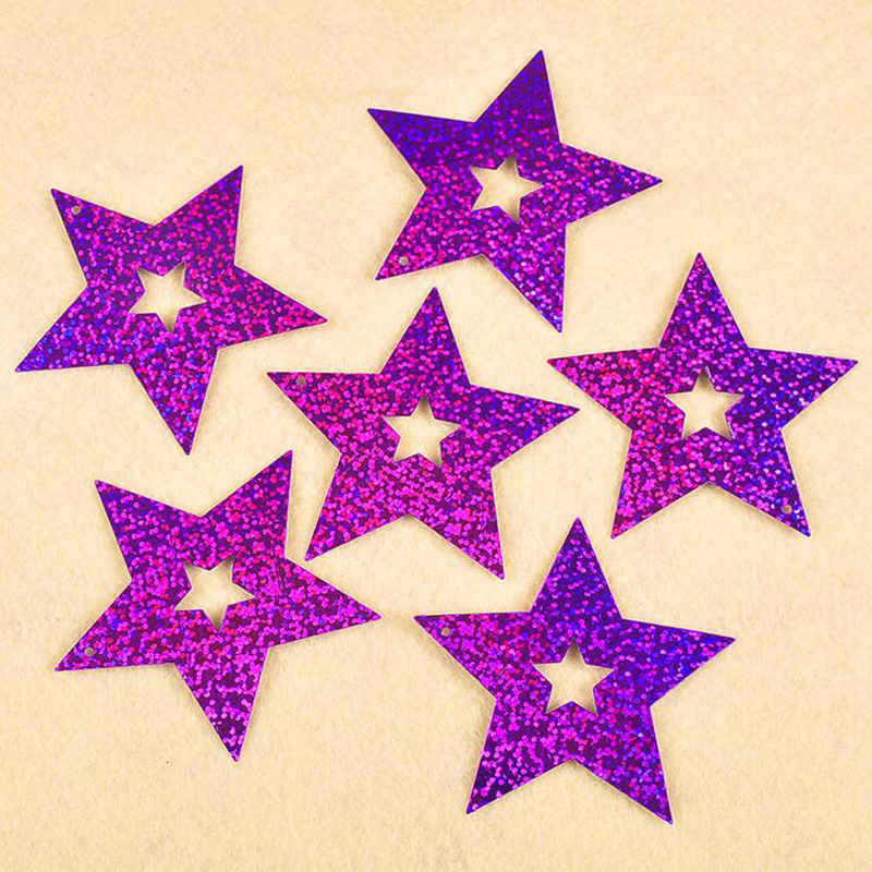 100 Uds tarjetas de cartón de estrellas brillantes colgante con globos cinta decoración de globos para bodas suministros para fiestas 6 colores opcionales 30