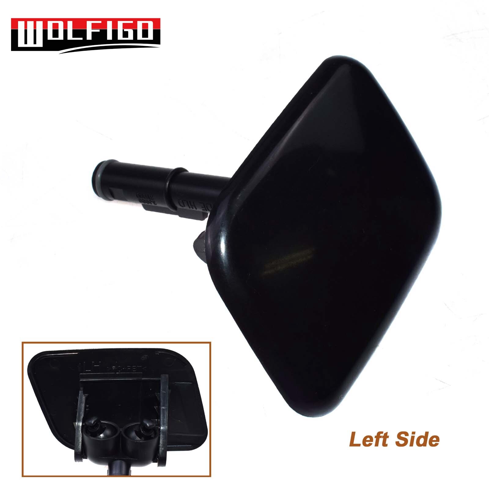 Wolfigo 1 pc/ 2 stuks links rechts zwarte motorkapsproeier voor hyundai  ix55 veracruz 2007 98680-3 j 000,98690-3 j 000: Links