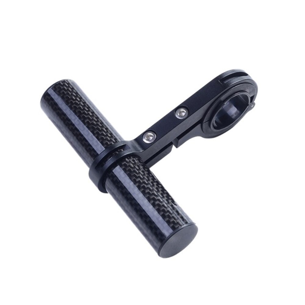 Prolongateur de guidon de vélo en Tube de carbone, support de phare de vélo de montagne vtt, accessoire de cyclisme: 10cm black 1 frame2