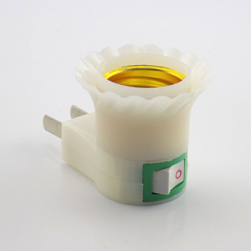US Or AU Plug Led Light Bulb Adapter Lamp Holder Converter Female Socket E27 On/Off Ac Power Bulb Socket