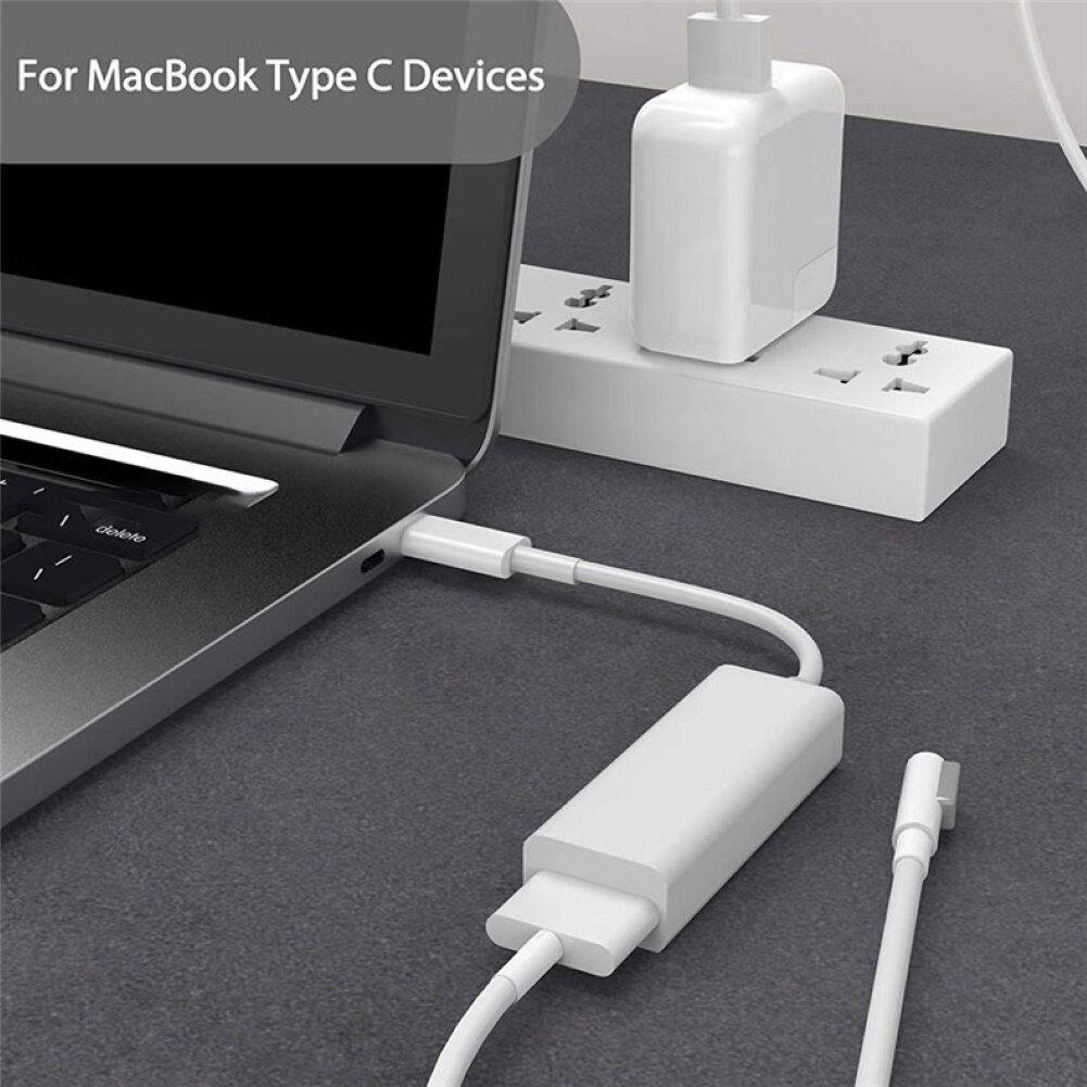 Tipo USB-C para magsafe1 2 adaptador 45w/60w/85w cabo de carregamento para macbook pro 15