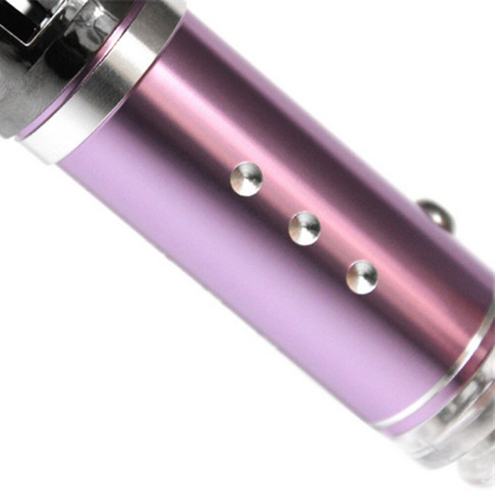 JO-6278 Car Air Purifier Ionizer Impulse Type Vehicle Air Purifier Ionizer Atmosphere Cleaner Gadget (Purple)