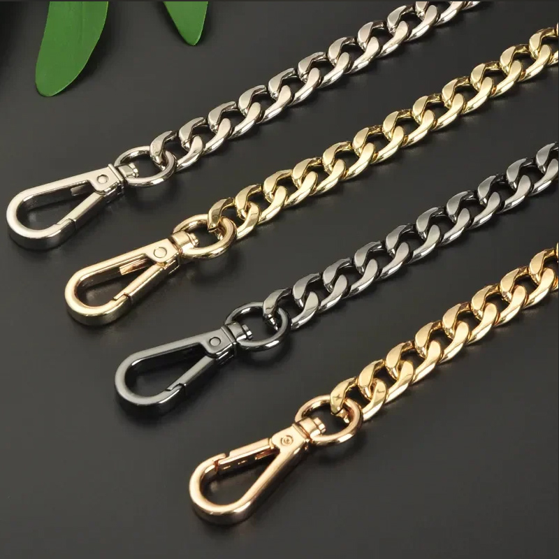 Accessori per catene in metallo Borsa da polso portatile a tracolla Tracolla a catena Accessori per bagagli di ricambio Decorazione versatile