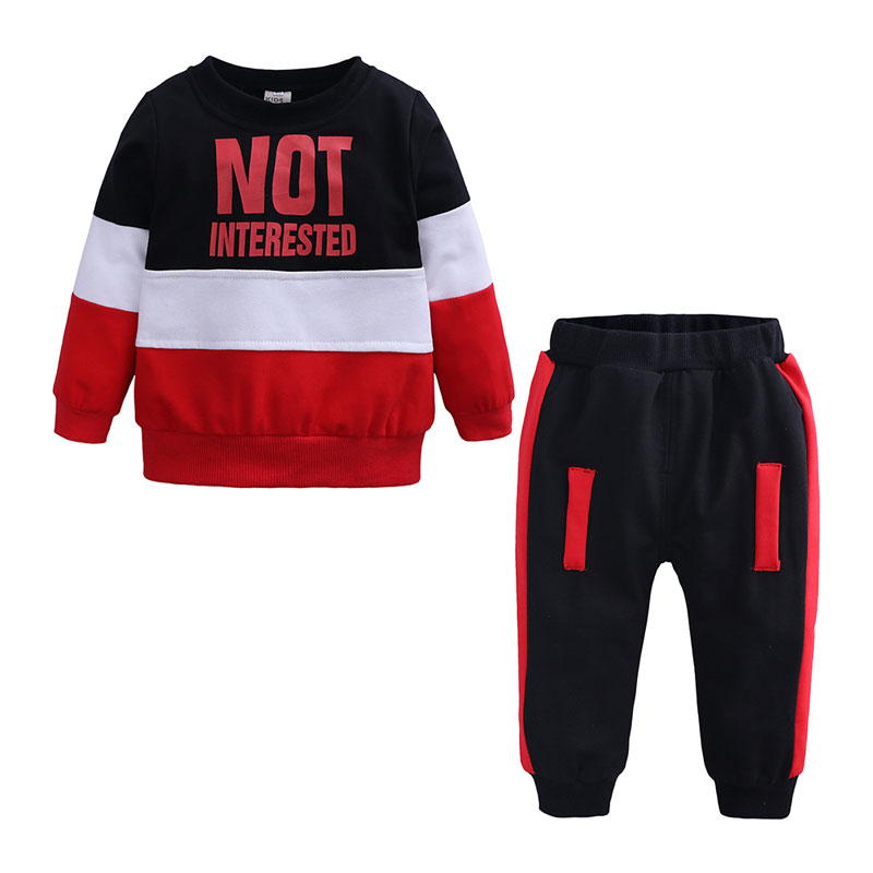 Spring Newborn Baby Girl Clothes Active Baby Boy Clothes Sets Cotton Long Sleeve Tshirt And Pants 2 Pcs Infants Tracksuit Suit