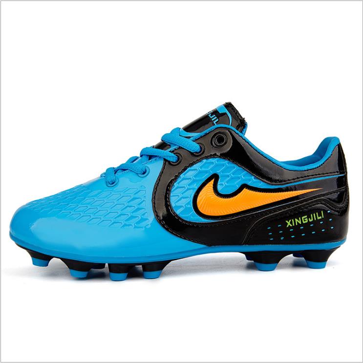 Professionele Vrouwen Voetbal Schoenen Turf tf Voetbalschoenen Training Outdoor Gazon Voetbalschoenen: Blauw / 5