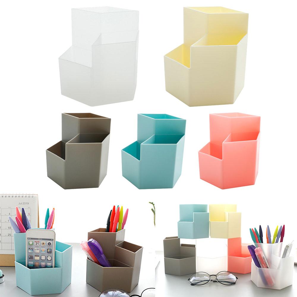 Organizer na kosmetyki, lakier robić paznokci, przybory robić makijażu, stojak na długopisy, 3 kratki, etui na pędzle robić biżuterii, organizer na biurko